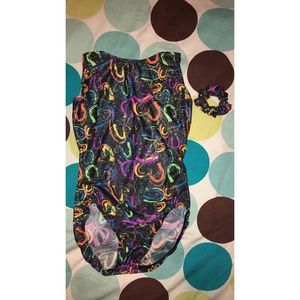 Leotard and matching scrunchie